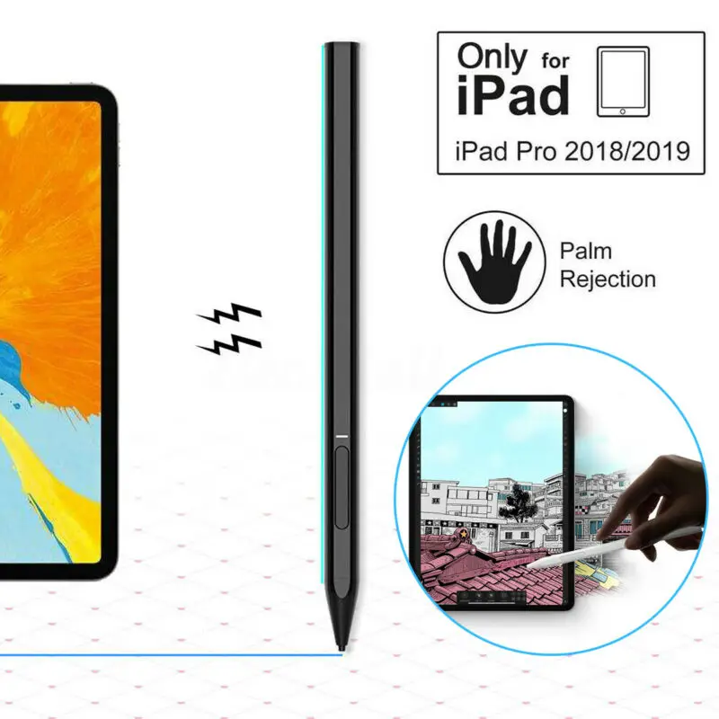 Новейший стилус для отвода пальмы умная ручка карандаш сенсорная Apple iPad Pro Air 3 го