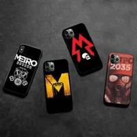 huagetop metro 2033 soft black phone case for iphone 11 pro xs max 8 7 6 6s plus x 5s se 2020 xr case