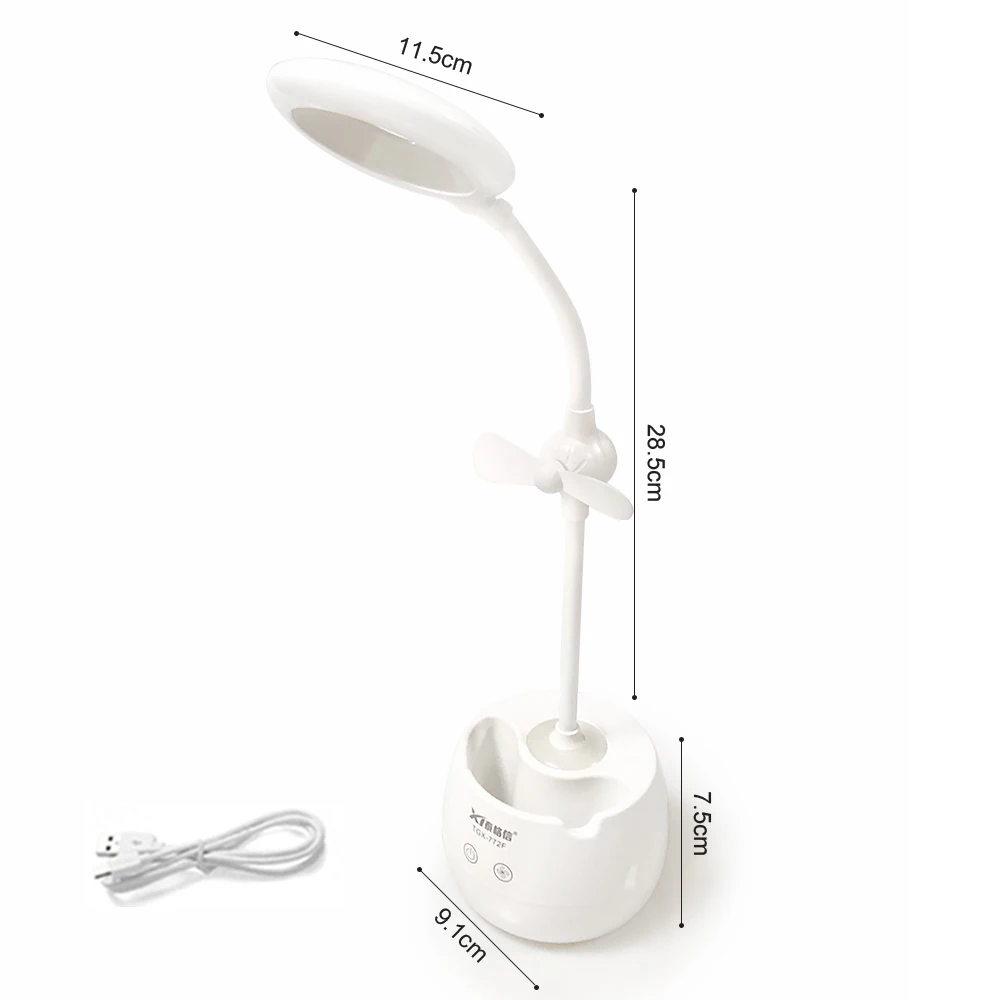 Сенсорный выключатель 3 режима светодиодная настольная лампа с мини