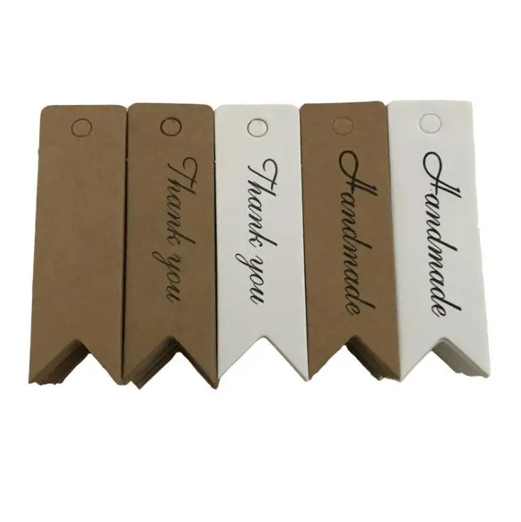 Etiqueta de papel Kraft Retro, etiqueta colgante de precio de papel en blanco, tarjetas de regalo hechas a mano, marcap&aacute;ginas de equipaje, etiqueta colgante, etiqueta de Navidad SN3464-0