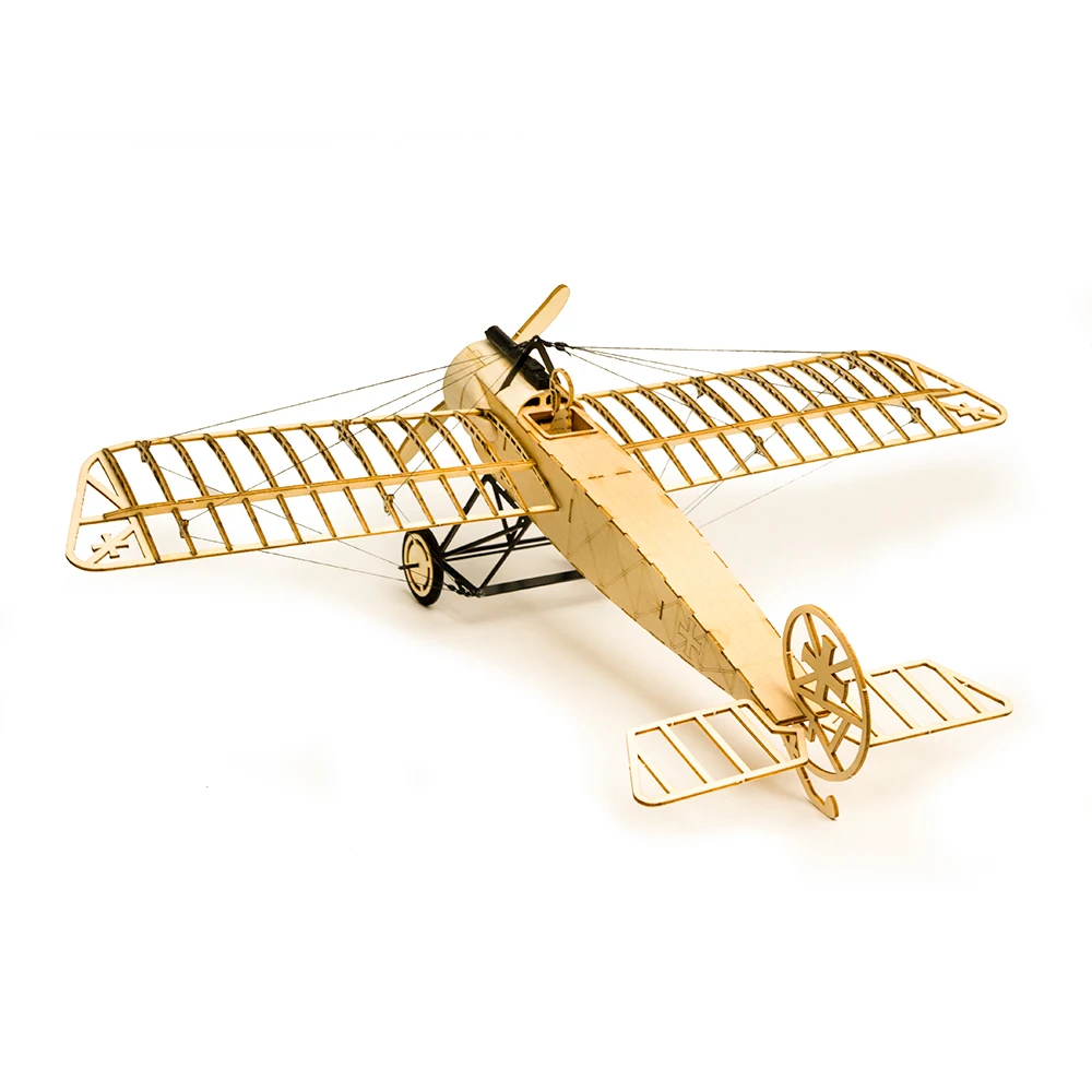 1/23 Fokker-E 410 мм размах крыльев пробкового дерева Статическая модель самолета ремесло деревянная мебель подарок для детей и взрослых