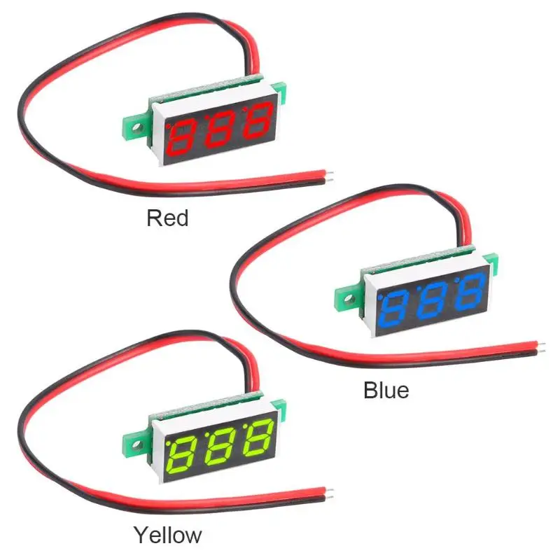0 28 дюймов маленький цифровой датчик прямого напряжения головка с светодиодный