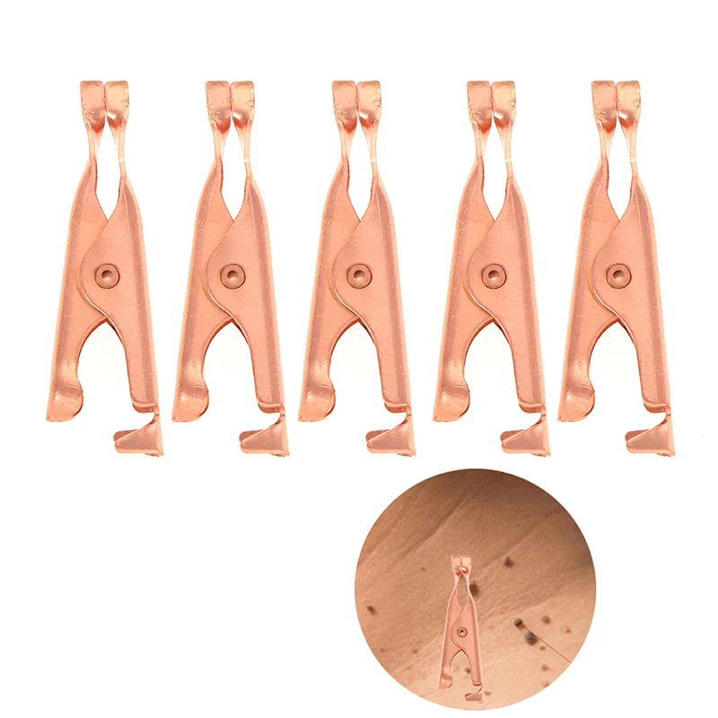 

5/10 шт для борьбы с пигментацией татуировки зажим для удаления черных точек дефект кожи удаления котлы теги из Красота макияжа Инструменты ...