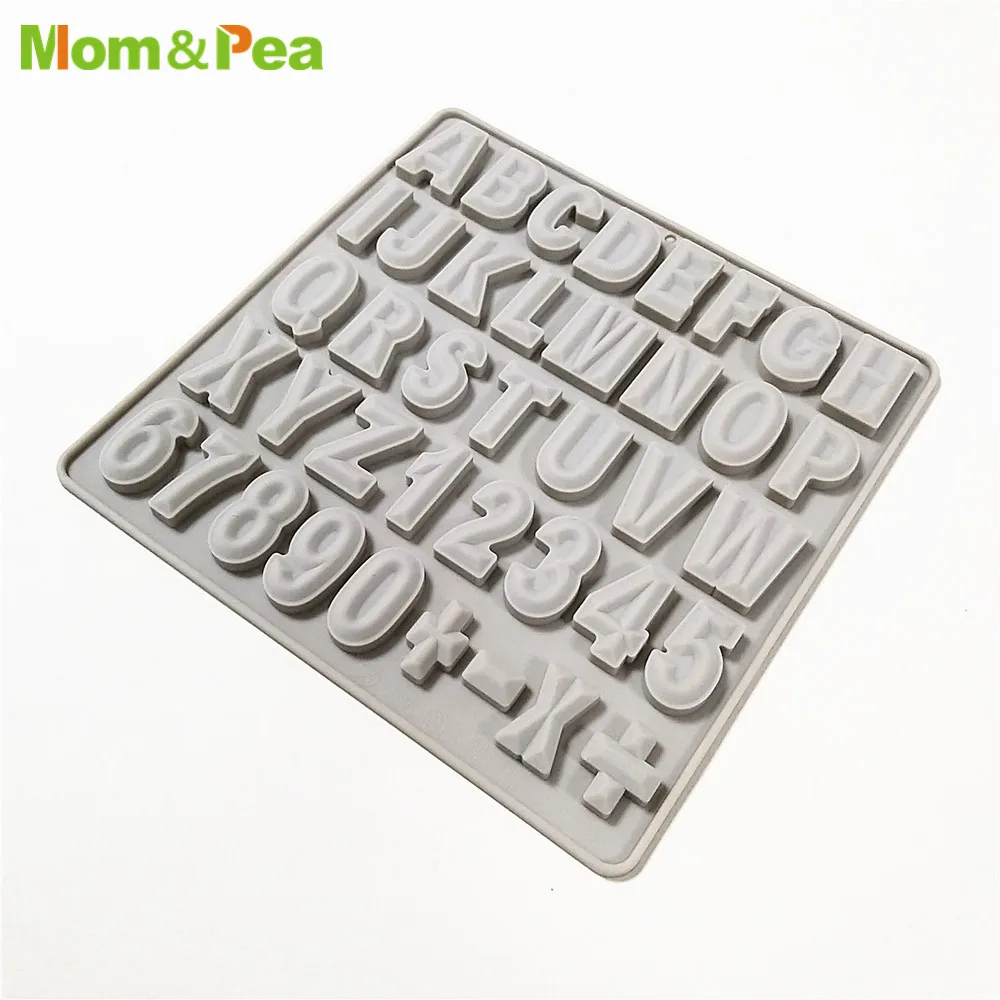 

GT16-44 Alphabet & 0-9 Numbers Silicone Mold Chocolate Ornamental Fondant Mould Cake Decoration Tools