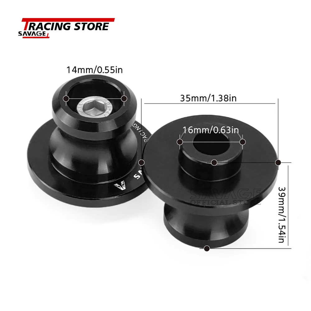 Шпули YZF R1 R6 R7 M6 Swingarm винты-Слайдеры для YAMAHA YZFR6 YZFR7 YZFR1 M/S аксессуары мотоциклов