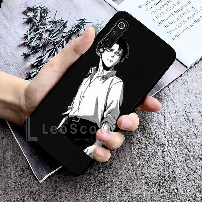 

Anime Attack On Titan Levi Ackerman Phone Case For Xiaomi redmi Mi A1 A2 5 6 6PLUS 8 9 SE Lite MIX 2 2S MAX 2 3 Pocophone F1