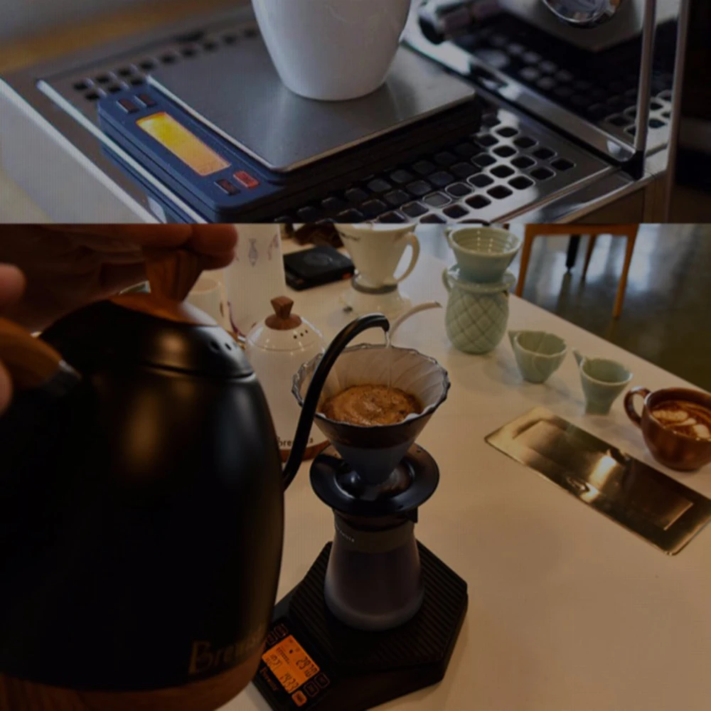 Brewista-b&aacute;scula electr&oacute;nica inteligente multimodo, dispositivo de medici&oacute;n de caf&eacute;, LED, de alta precisi&oacute;n, Digital, para Cocina-3