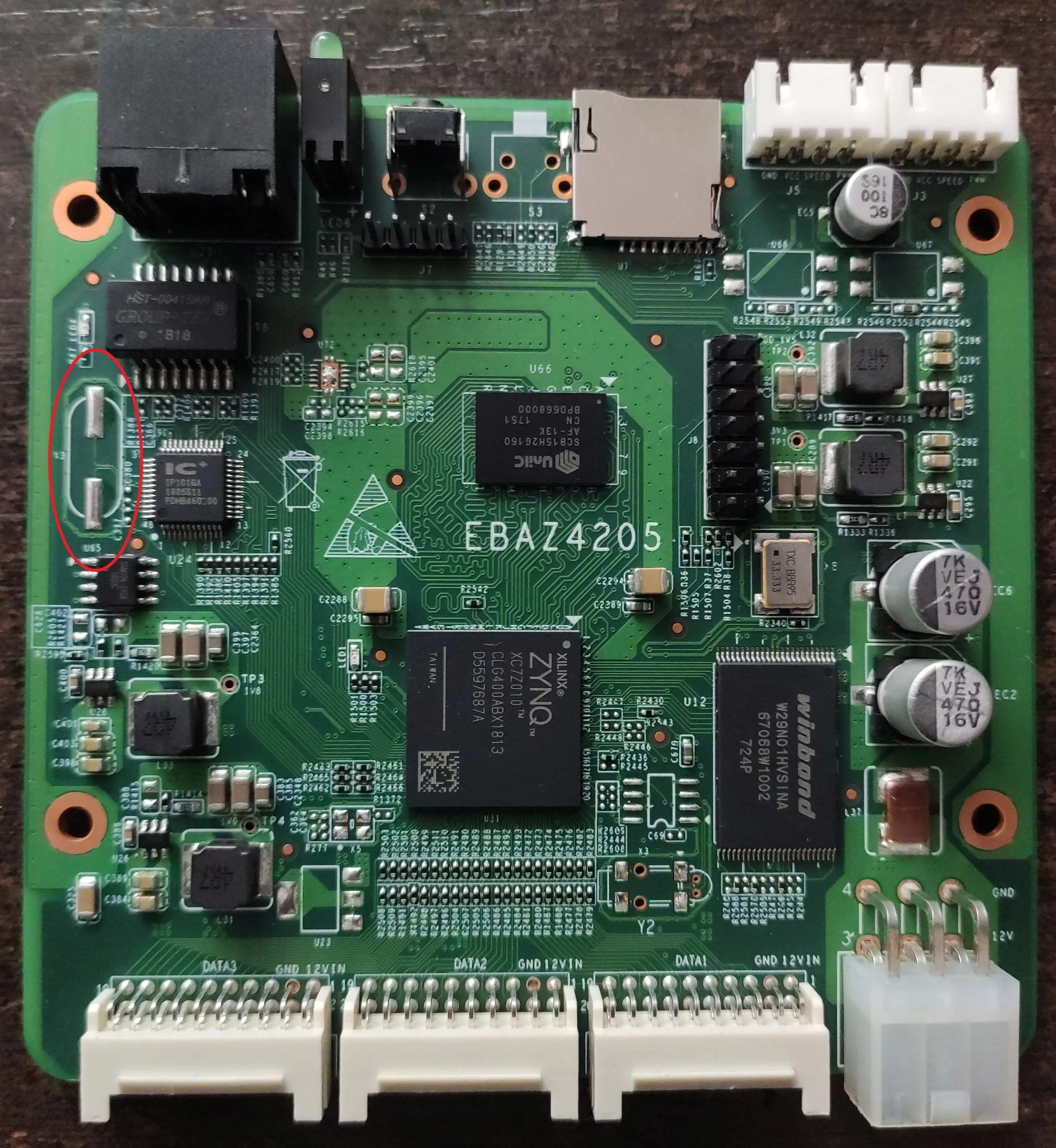 Плата разработки ZYNQ 7000|Выключатели| |