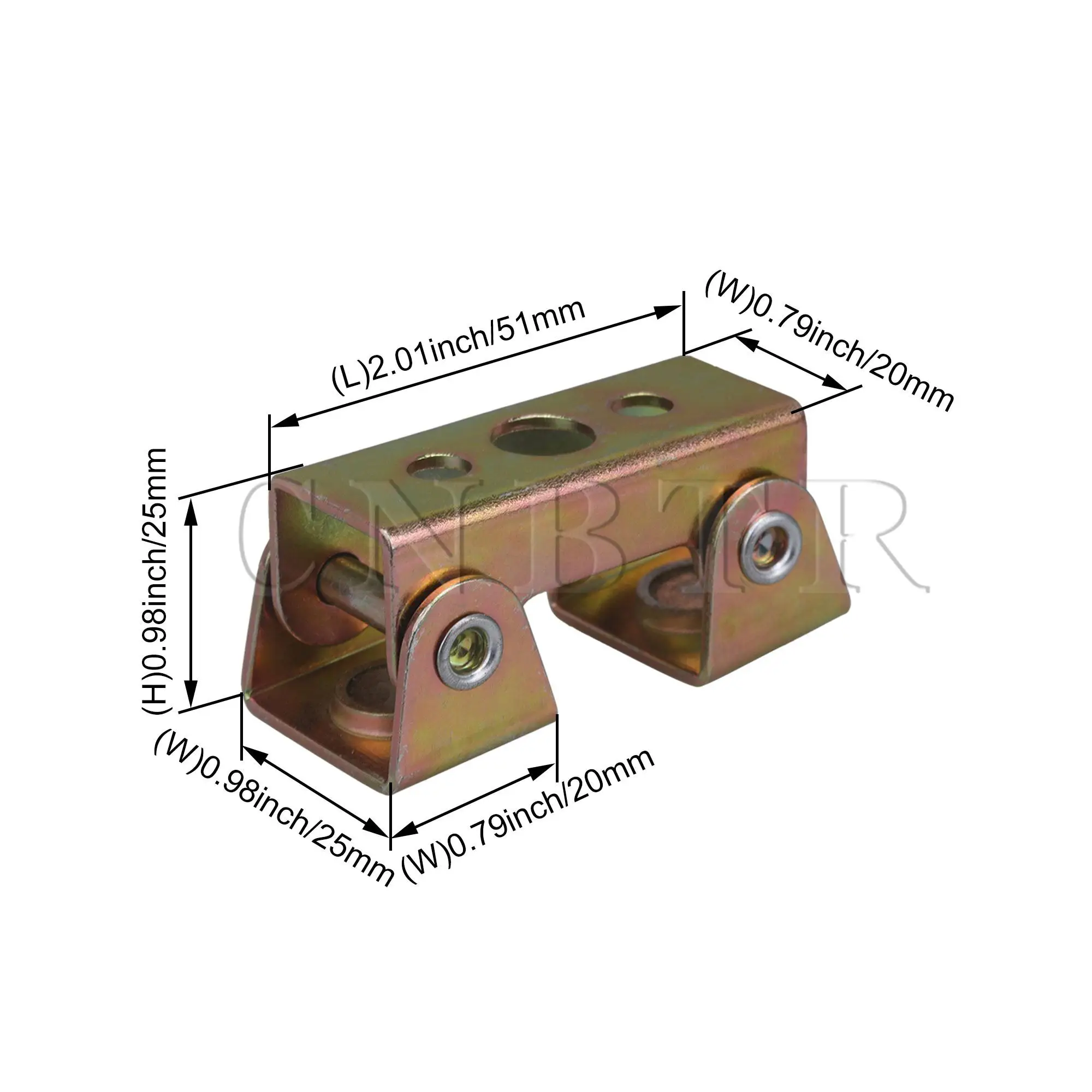 

CNBTR 4 x Stainless Steel V Type Welding Clamps for Sturdy Welding Machine