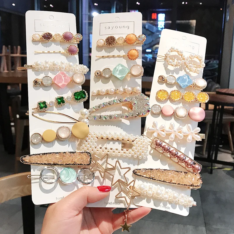 Аксессуары для волос с жемчужинами набор заколок | Красота и здоровье