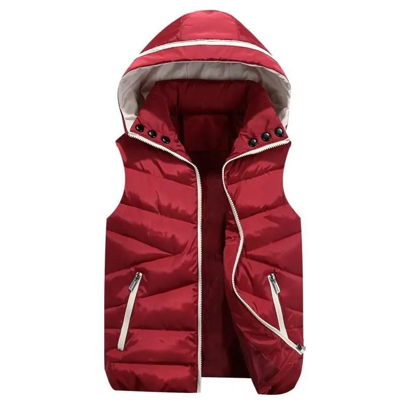 

2021 Hot Sale Ladies Cardigan Sleeveless Jacket Winter Warm Coat Vest Woman Female Down Cotton New Clothing Fashion