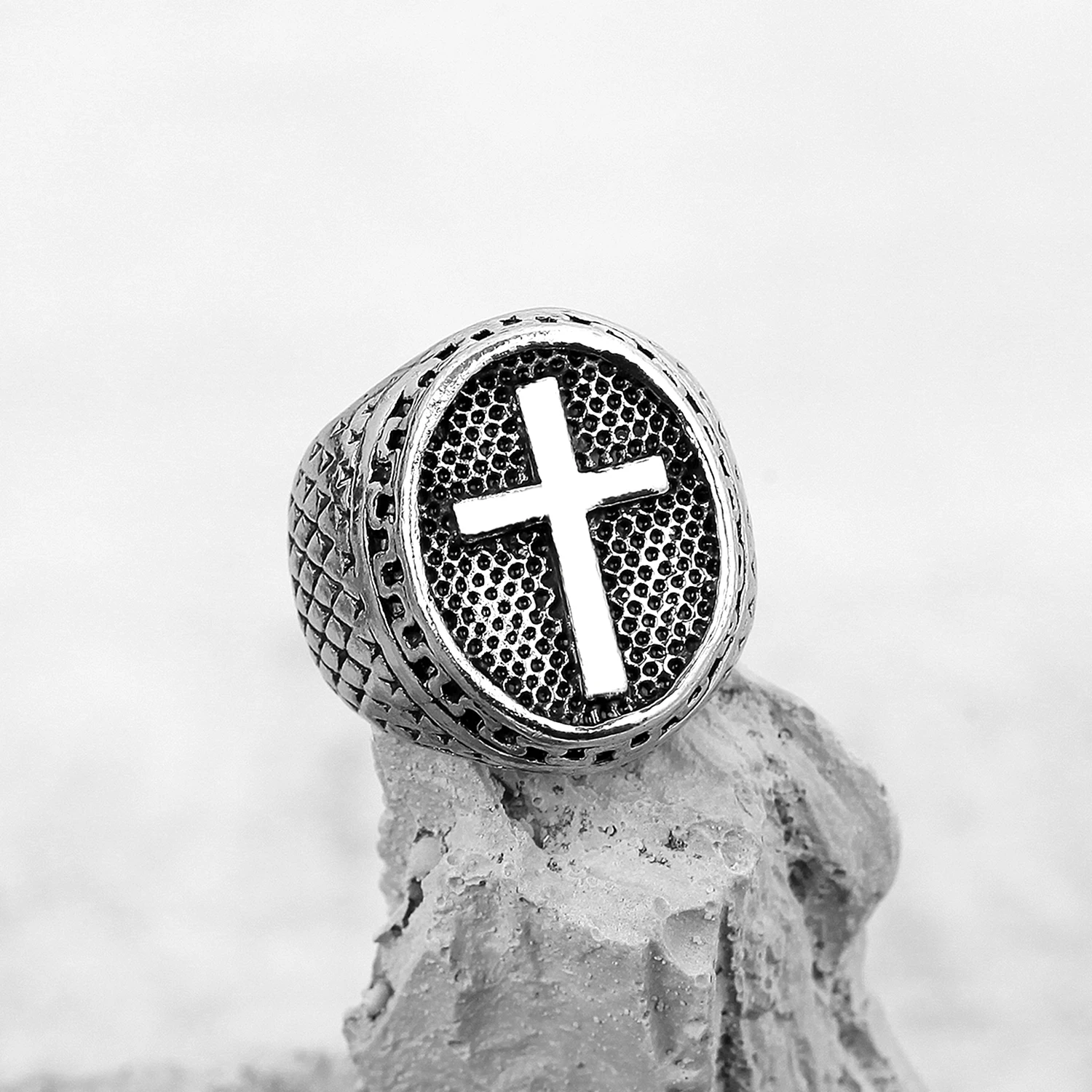 Винтажный Готический стиль Мужская голова быка Череп Паук Орел Лев Дракон крест