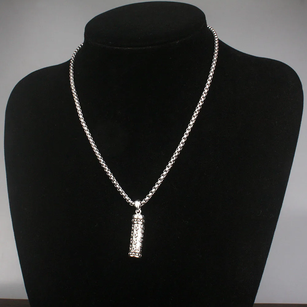 Wholesale Tibetan Silver Buddhist Prayer Box Pendant Necklace - Tibetan Ghau/Gawu Box Necklace image 5