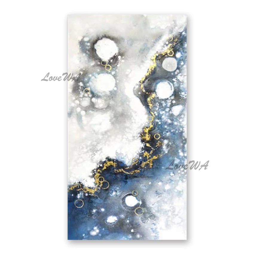 

Светильник лый цвет, простой дизайн, абстрактная картина маслом 100%, ручная роспись, настенное украшение, холст, настенное искусство, без рам...