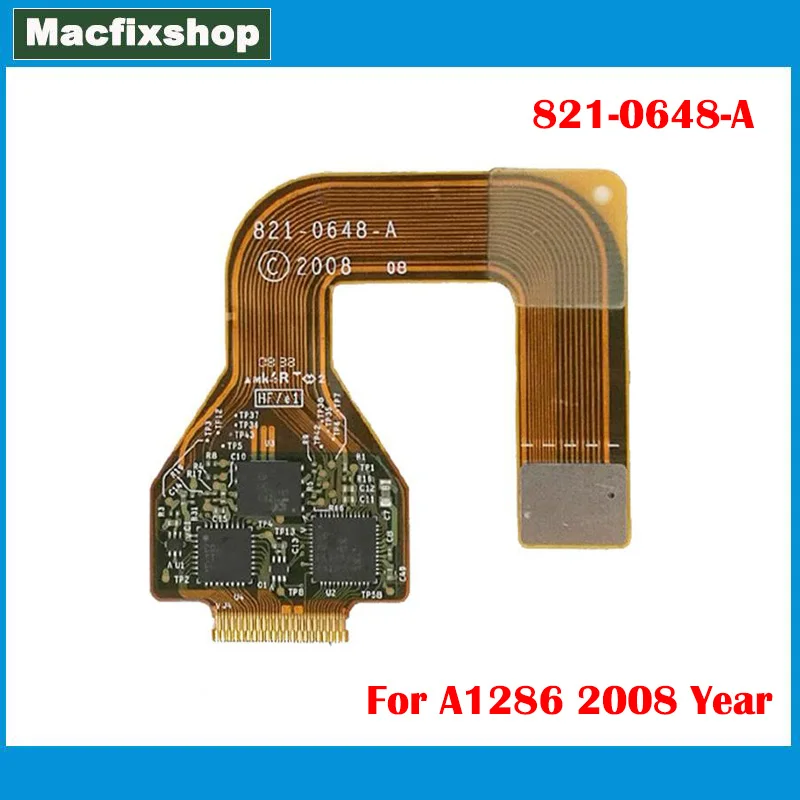 

Original 2008 A1286 Trackpad Flex Cable 821-0648-A For MacBook Pro 15inch A1286 Touchpad Touch Pad Cable MB470 MB471 EMC 2255