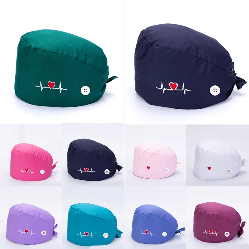 Шапка Baotou с вышивкой для мужчин и женщин Модная хлопковая шапка стоматолога