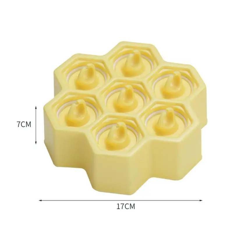 

Diy Ice Cream Silicone Mold Honeycomb Cartoon Mold Ice Tray Home Homemade Material Popsicle Simple 17cmx17cmx7cm