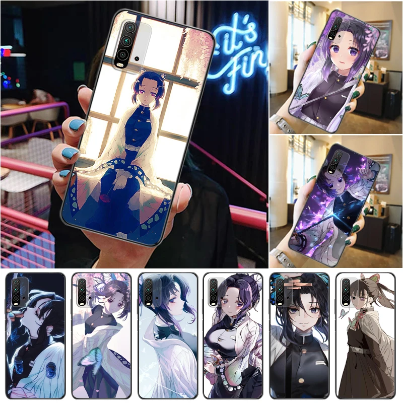 

Demon Slayer Kamado Tanjirou Kimetsu No Yaiba Kamado Nezuko Agatsuma Zenitsu Phone Case For Xiaomi Redmi 9 9T 9A Pro Back Cover