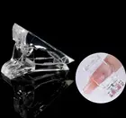 Прозрачный полигель для ногтей быстрое наращивание ногтей типсы для ногтей инструмент для маникюра с фиксированным зажимом накладные ногти фиксированный зажим для геля