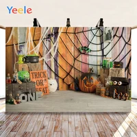 yeele birthday party wood house toy spider gift vinyl background backdrop photophone baby photo studio for decor customized size