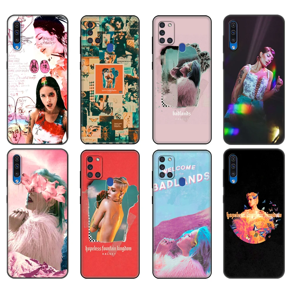 Черный чехол из ТПУ для Samsung Galaxy A50, 50S, A30S, A10, A11, A21S, A31, A41, A51, A71, M21, M30S, S10