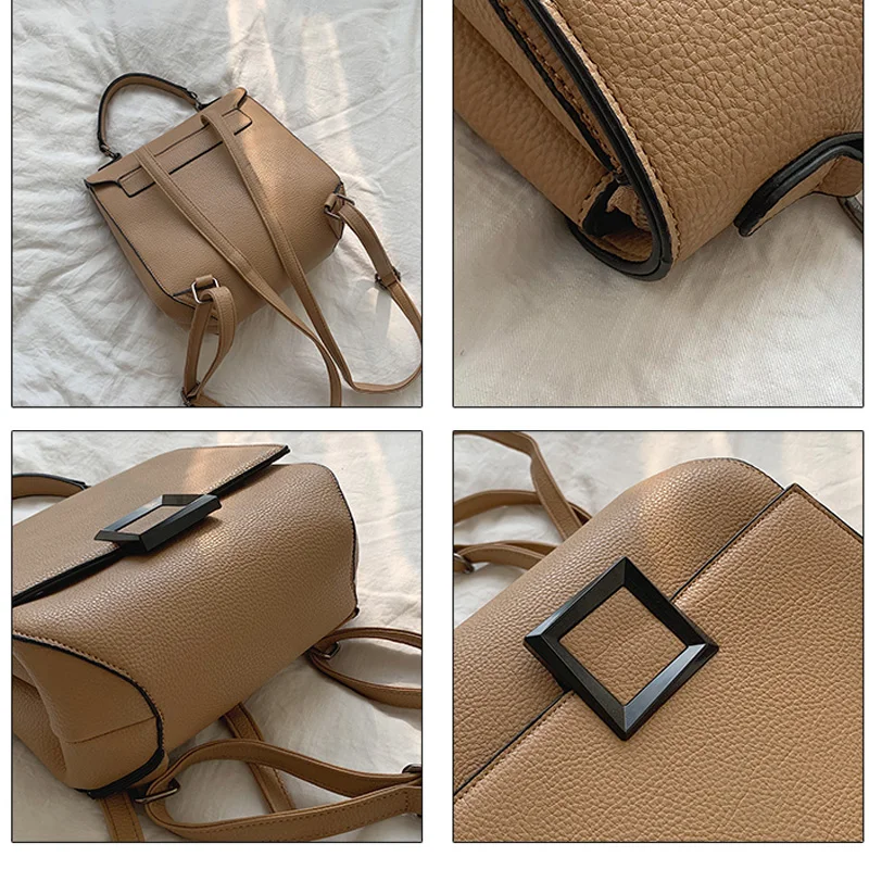 Модный женский рюкзак высокого качества из искусственной кожи рюкзаки для