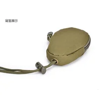 100pcs Key Wallets Holder Men Coin Purses Pouch Military Army Camo Bag Small Pocket Keychain Zipper Case Out Door Pack