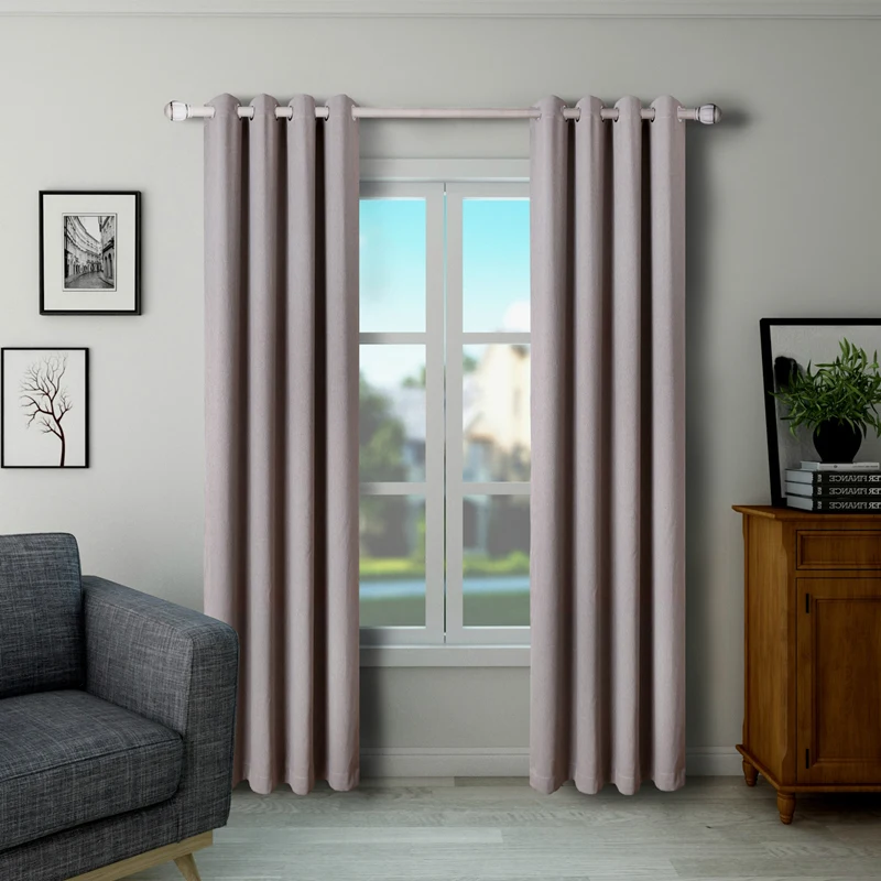 GYC2278 Gyrohome 1PC Blackout Curtain Diandiao Solid Color &quotCustomised&quot Window Linen LivingRoom Dec