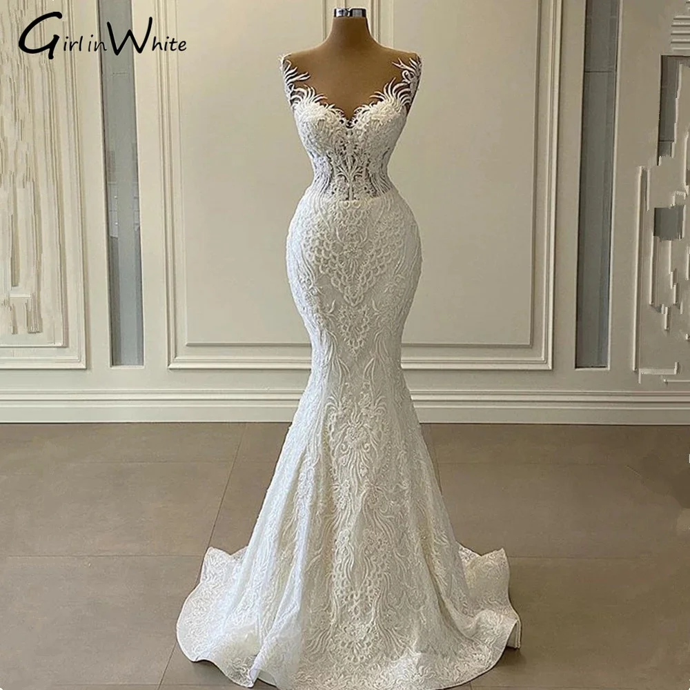 

Женское свадебное платье с юбкой-годе, роскошное кружевное платье 3D из фатина с воротником-стойкой, модель 2021