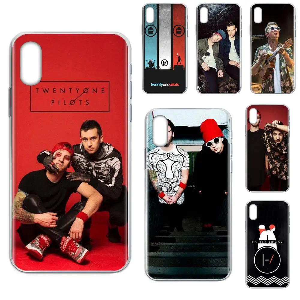 ТПУ дизайн Twenty One Pilots 21 Тайлер Джозеф для Xiaomi Redmi Note 8 8A 8T 10 K30 5G Pro Motorola G G2 G3 G4 G5 G6 G7 Plus |