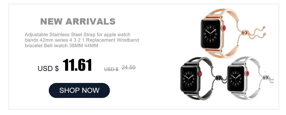 Высококачественный фосфоресцирующий агатовый ремешок для Apple watch 40 мм, сменный наручный женский модный ремешок с адаптерами 38 мм 42 мм 44