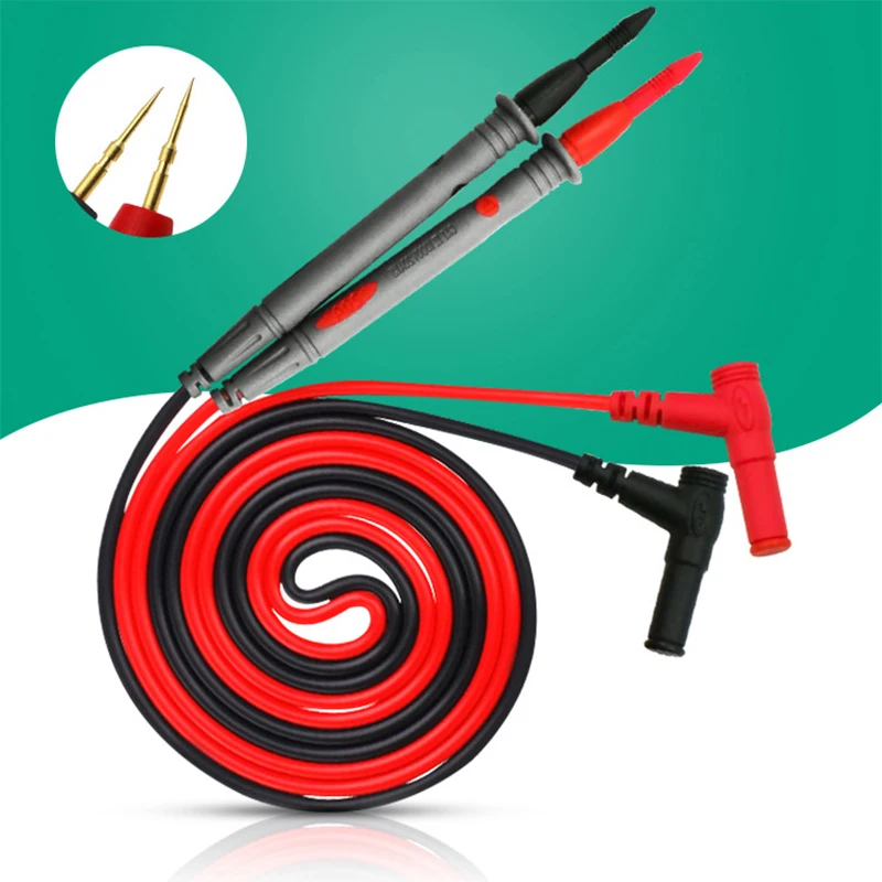 Универсальный цифровой мультиметр 1000 в 20 А с тонким наконечником 1 пара