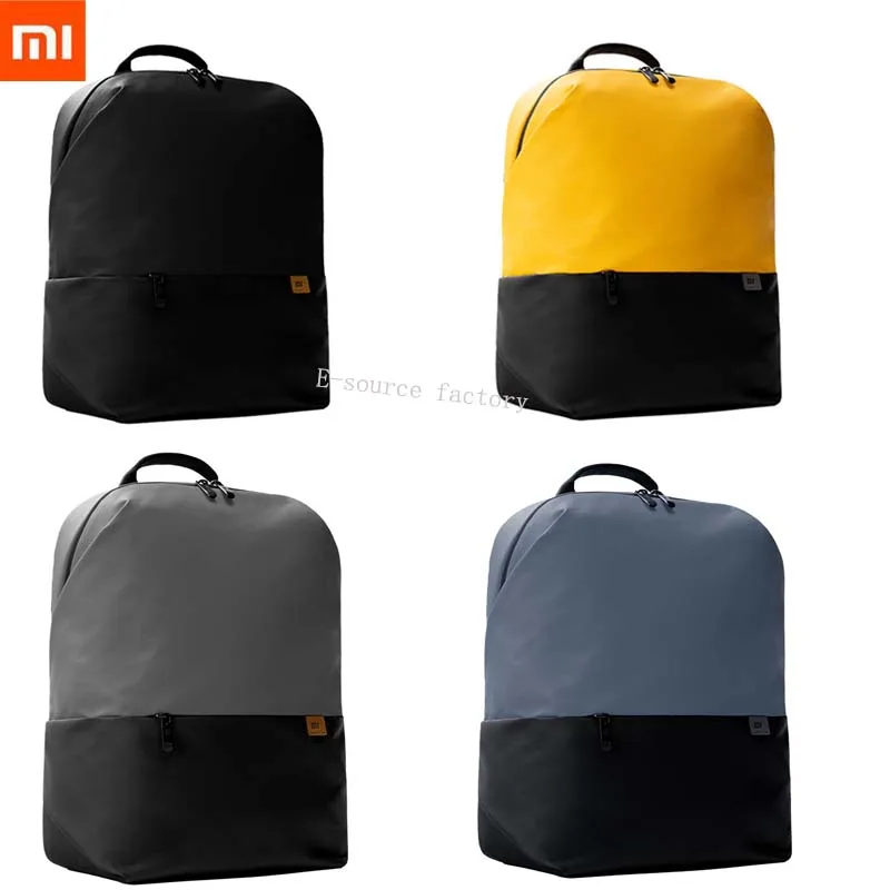 Оригинальный Простой повседневный рюкзак Xiaomi 20 л большая емкость 450 г