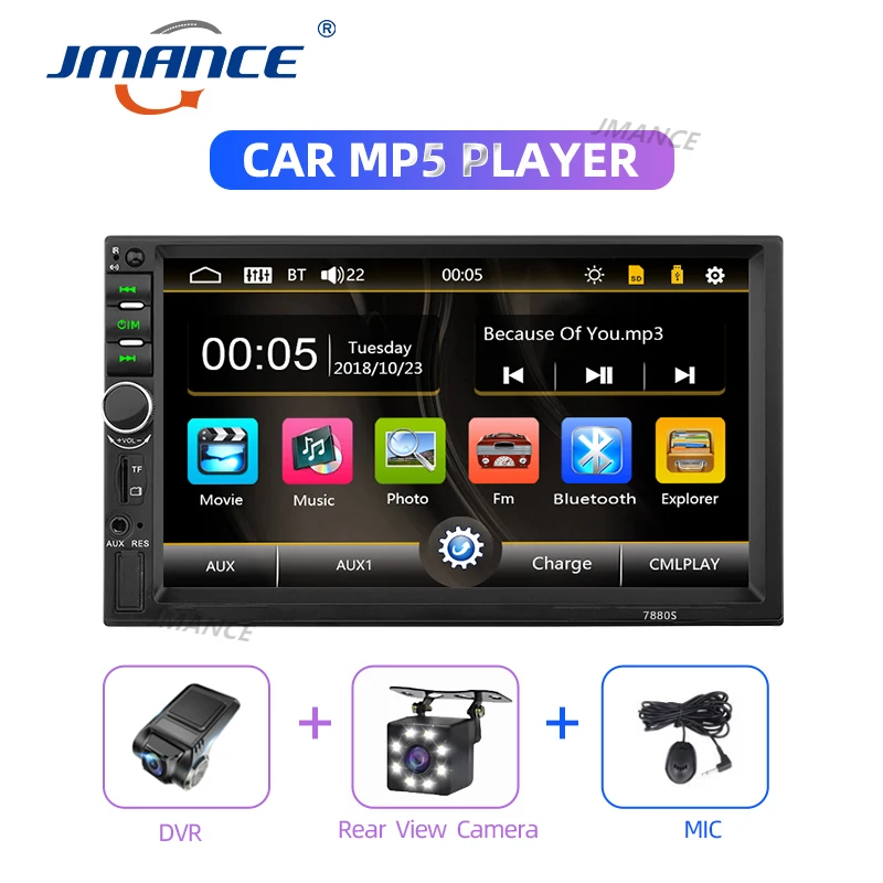 Автомобильный MP5 плеер JMANCE универсальная стерео система на Android с Dvd видеоплеером