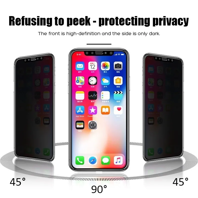 Защитное стекло Schermbeschermer для iPhone 11 pro xs max xr x 6 7 8 plus | Мобильные телефоны и