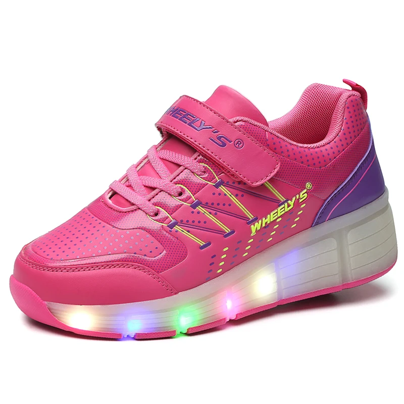 Jazzy Heelies, светодиодный светильник для мальчиков и девочек, детская обувь для роликовых коньков, Детские кроссовки с колесами, 21 цвет