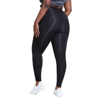 sport leggings for women fitness push up elastic solid color legging high waist plus size workout gym ankle length pants