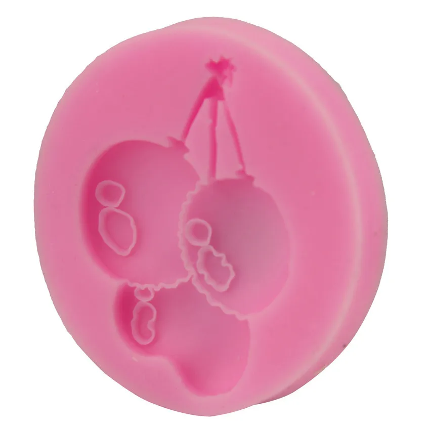 Balloon design fondant silicone cake mold fondant cake decorating tools kitchen appliance Sugarcarft Gumpaste Mold
