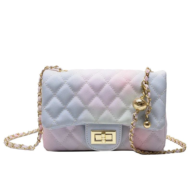 

2021 Fashion Small PU Leather Women Messenger Bags High Quality Ladies Chain Crossbody Bag Luxury Designer Female Shoulder Bag