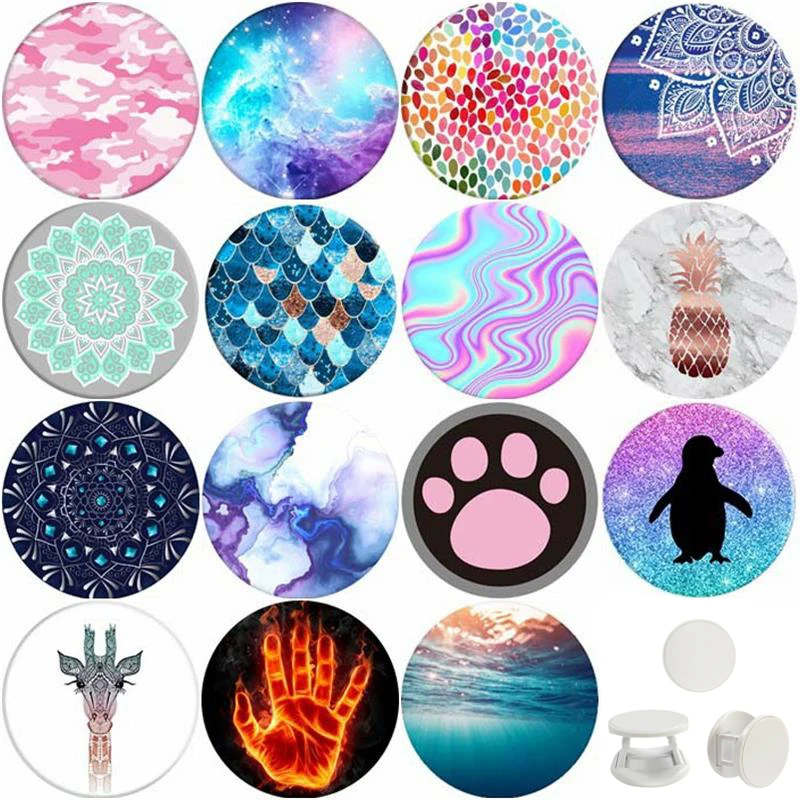 Мрамор попсокет для круглый выпадающем списке мобильный телефон держатель