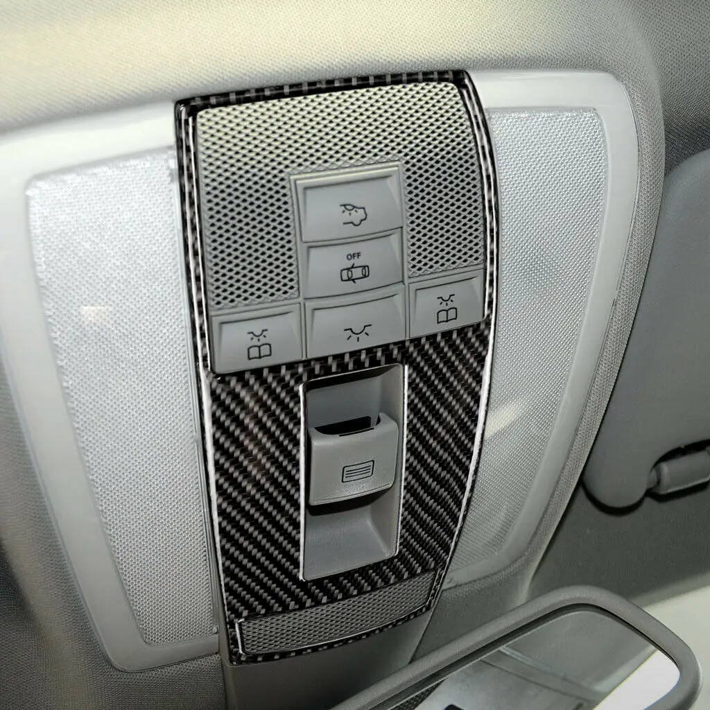 

Carbon Fiber Car Accessories Inner Reading Light Cover Trim for Mercedes Benz C Class W204 2007 2008 2009 2010 2011 2012 2013