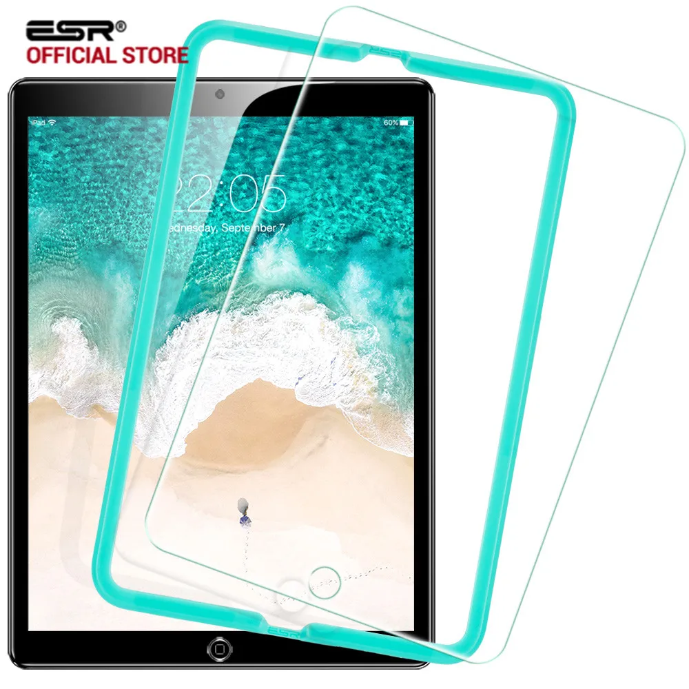 Защитная пленка для экрана для iPad /Pro 9,7/Air 2/Air ESR 0,33 мм защитная пленка из закаленного стекла с защитой от синего излучения+ Бесплатный аппликатор