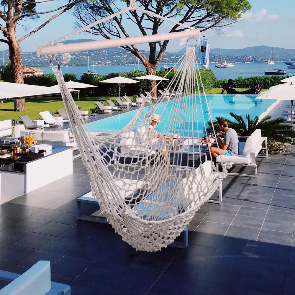 

Cotton Hanging Rope Air/Sky Chair Swing beige LXY9