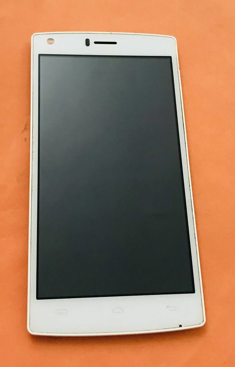 Старый б/у Оригинальный ЖК дисплей + сенсорный экран рамка для Doogee X5 MAX MTK6580 5 0 &quotHD