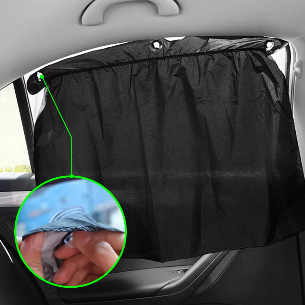 

2/4PCS Car Rear Side Window Sunshade UV Protect Shield Universal Car Sun Side Window Shade Curtain Auto Exterior Accessories