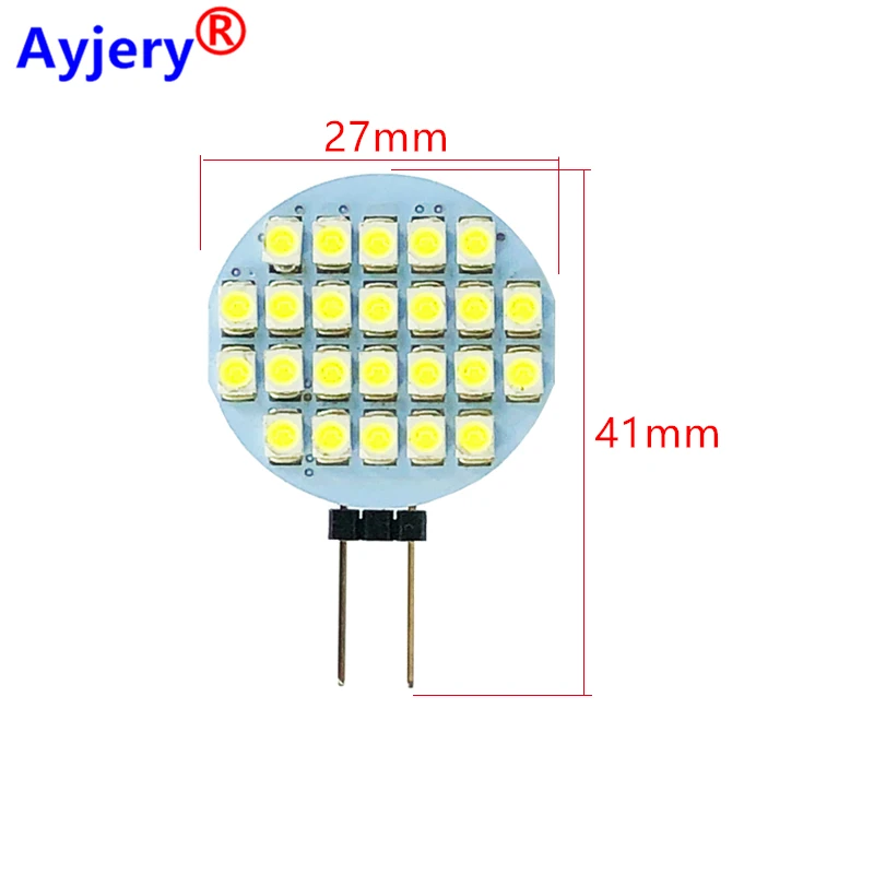 AYJERY 100 шт. G4 1210 24 SMD светодиодный 12 В парковочный ландшафтный светильник