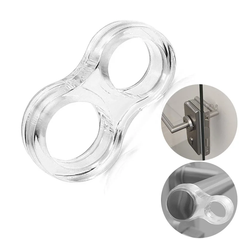 

1Pcs Door Handle Bumpers Buffer Guard Stoppers For Kitchen Bedroom Transparent Wall Protectors Silencer Crash Pad Door Stopper