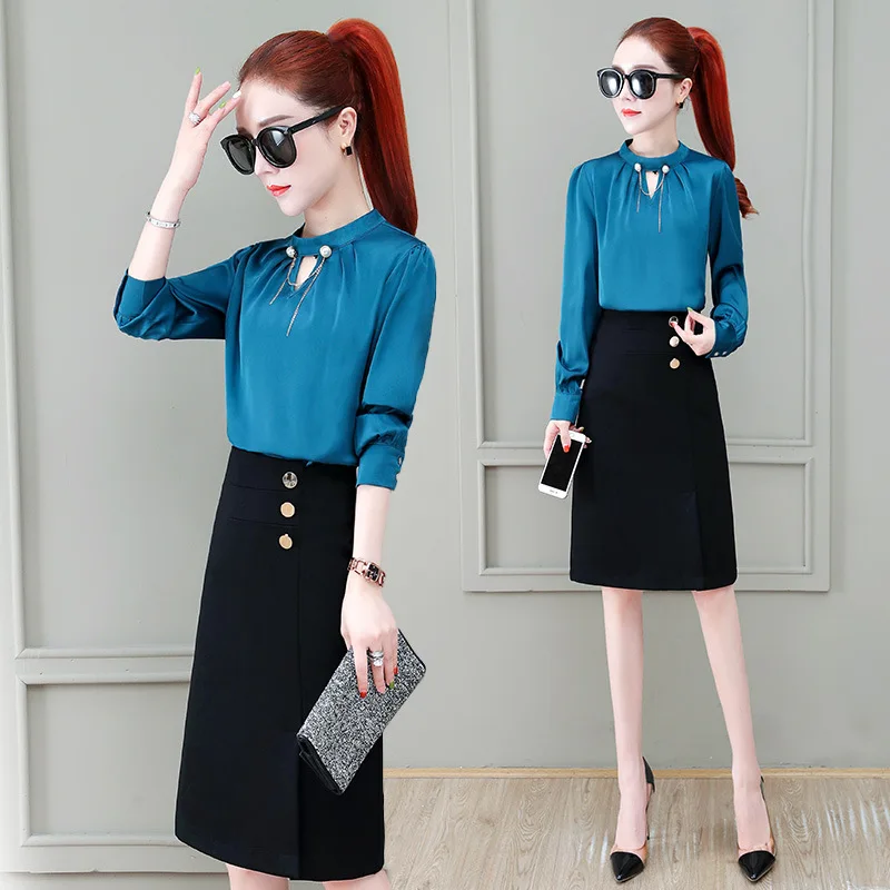 Осенняя одежда для женщин платье с длинным рукавом 2020 новый стиль элегантный