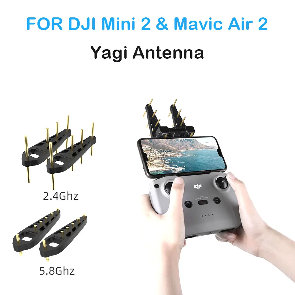 Солнечная жизнь DJI Mavic 3/Air 2S Yagi Антенна Усилитель сигнала пульта дистанционного управления Дальность расширитель для аксессуаров дрона Mini 2.