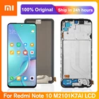 ЖК-дисплей 6,43 ''для Xiaomi Redmi Note 10 4G, ЖК-дисплей с сенсорным экраном и дигитайзером в сборе для Redmi Note10, M2101K7AI, M2101K7AG